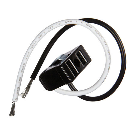 JANDORF Outlet 2 Prong 2Wire Blk 61014